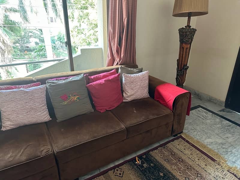 L shaped sofa set complete 2