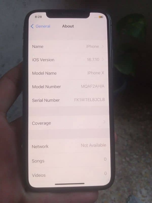 iPhone X 256 GB PTA proof case ID to tune okay 5