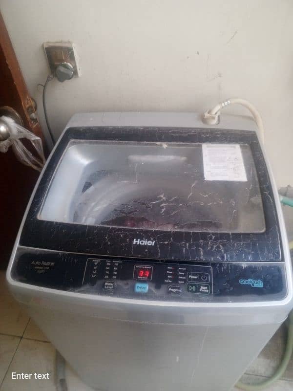 Fully Automatic washing machine Haier Model HWM85-1708 Auto Restart 1