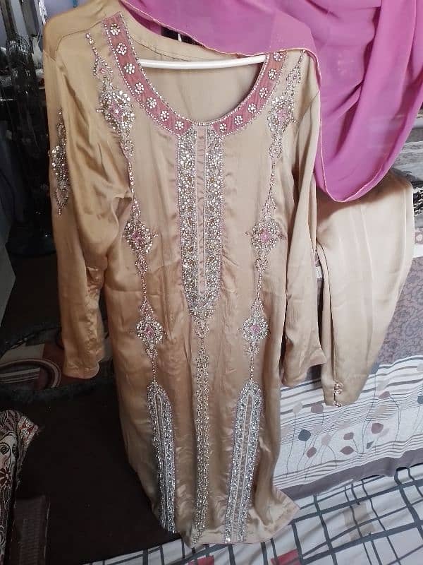 ready to wear use woman dress 3 pices 1