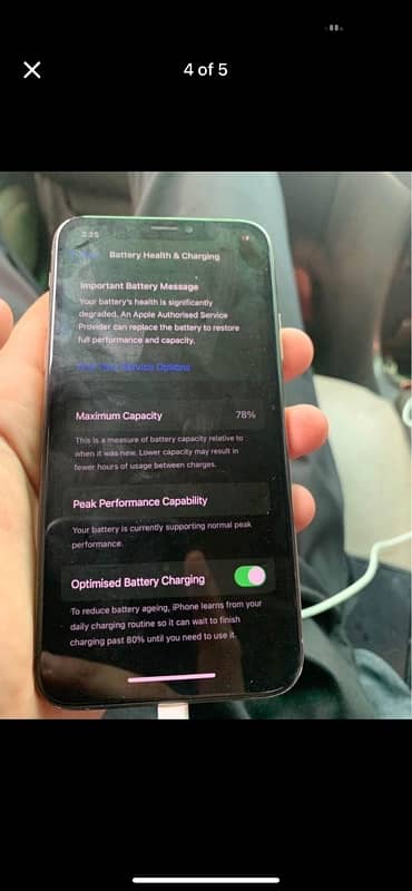 iPhone XS (64gb) factory Unlocked (78 health) pannel changed 3