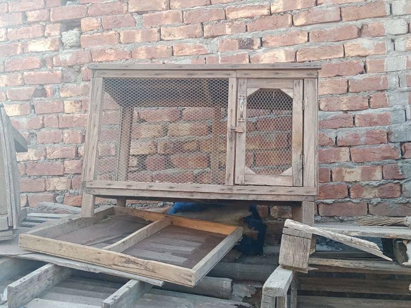 wooden cage fosale 0