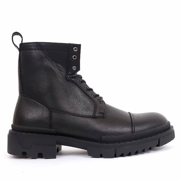 LEATHER COMBAT BOOTS FULL 6