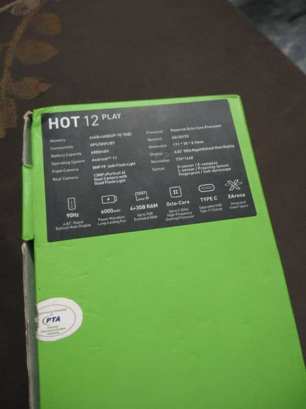 Infinix Hot 12 play 4