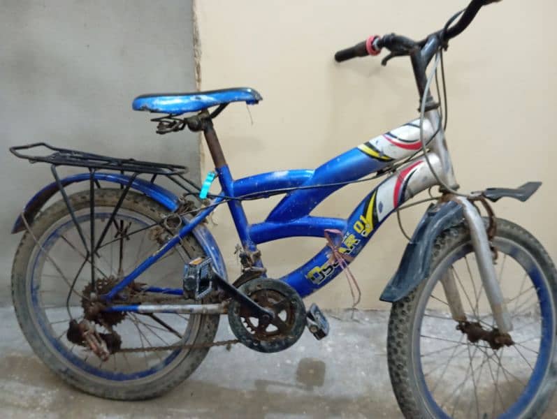 Gear Cycle In Very Good Condition l Blue Colour Bicycle 0