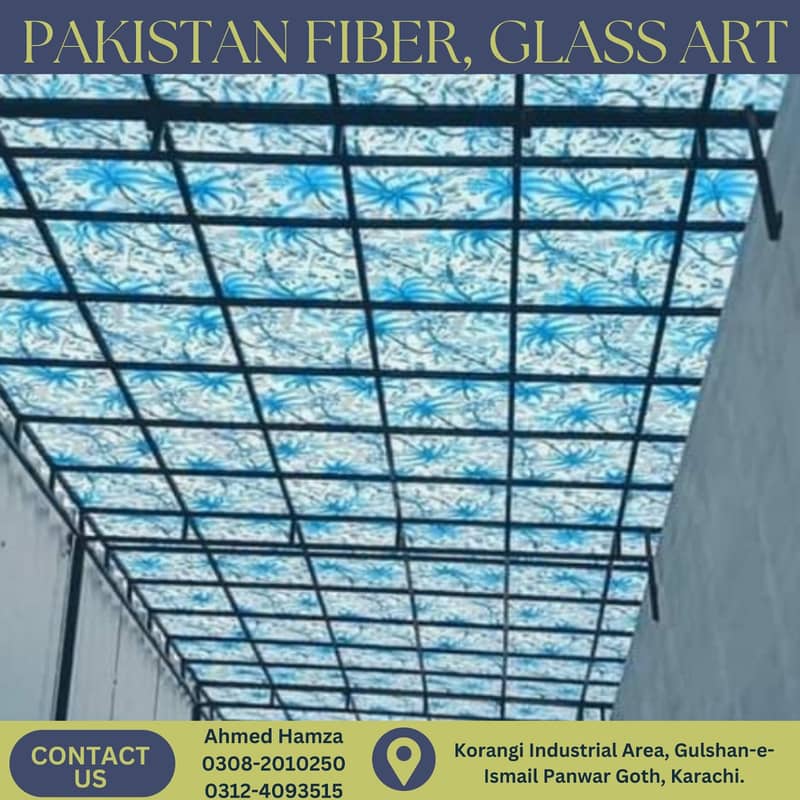 Fiber shades/fiberglass sheets/fiberglass window/fiber steel work 4