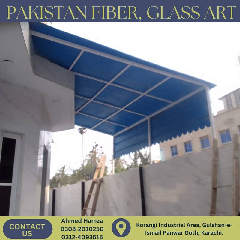 Fiber shades/fiberglass sheets/fiberglass window/fiber steel work 14