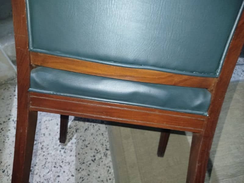 leather Wood Chair 2