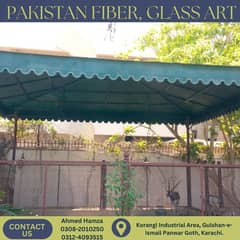 Car parking sheds / fiber shades / fiberglass shades/fiberglass window