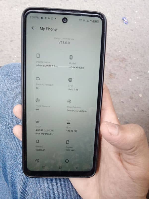 Infinix smart 8pro 0