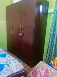 3 Door Polished Cupboard