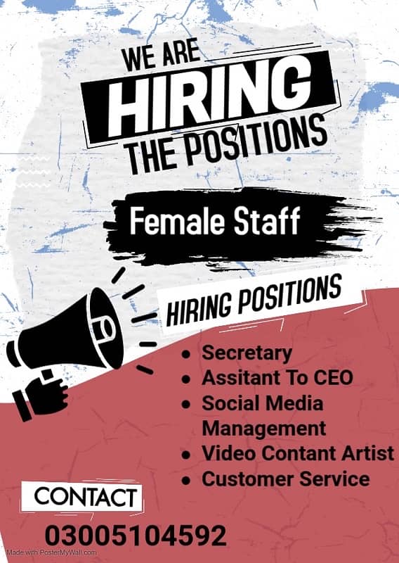 Female assistant | social media handler | video content creator urgent 0