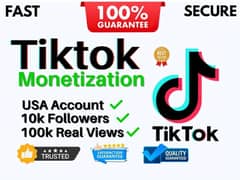 TikkTokk Montizd acnts 4 sale