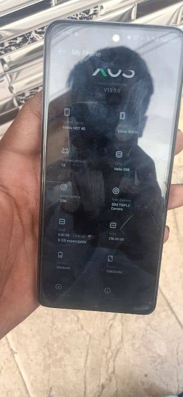 Infinix hot 40 pro 16/256 gb 10/10 urgent sale need money 8