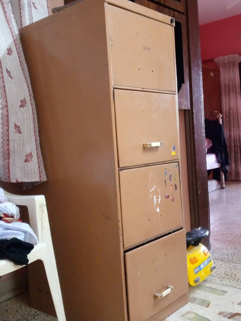 iron made cupboard good for office and house use 0