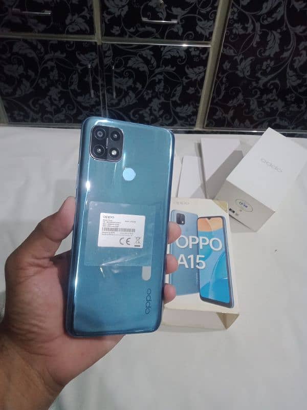 Oppo a15 3/32 full box 10/10 0