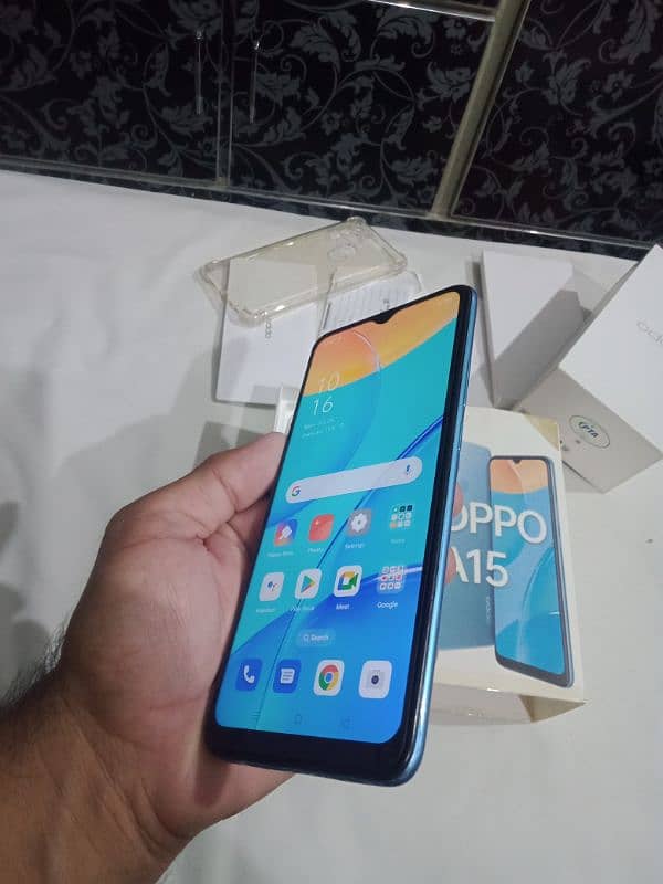 Oppo a15 3/32 full box 10/10 1