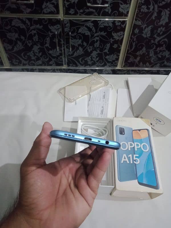 Oppo a15 3/32 full box 10/10 3