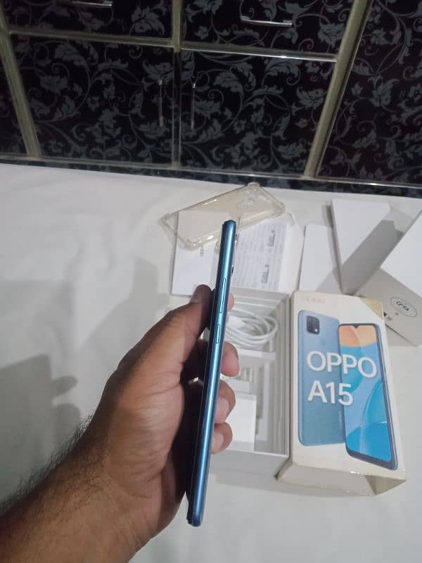 Oppo a15 3/32 full box 10/10 7