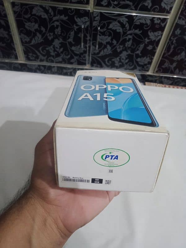 Oppo a15 3/32 full box 10/10 11