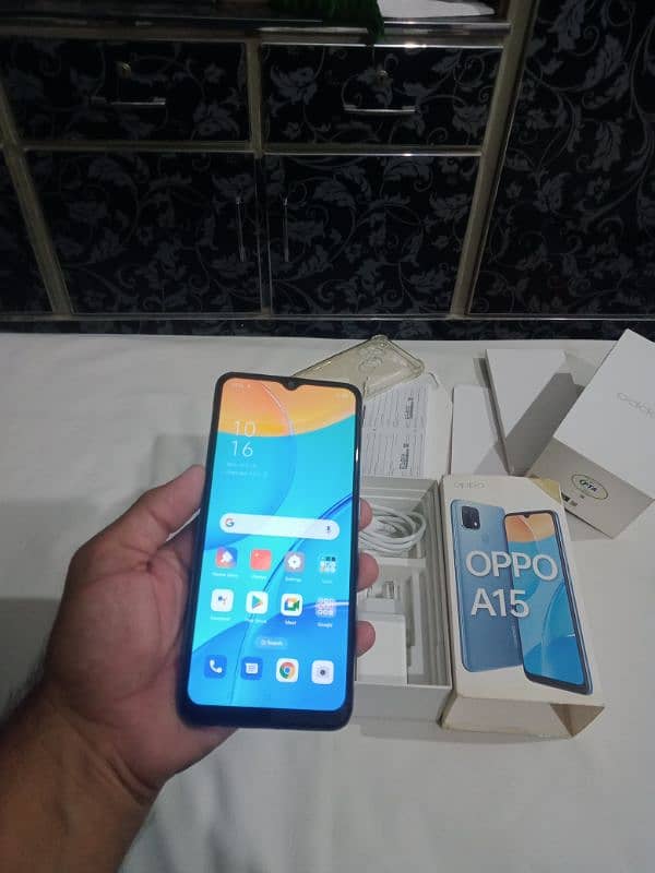 Oppo a15 3/32 full box 10/10 12