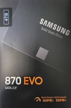 870 EVO SATA 2.5" SSD 4TB