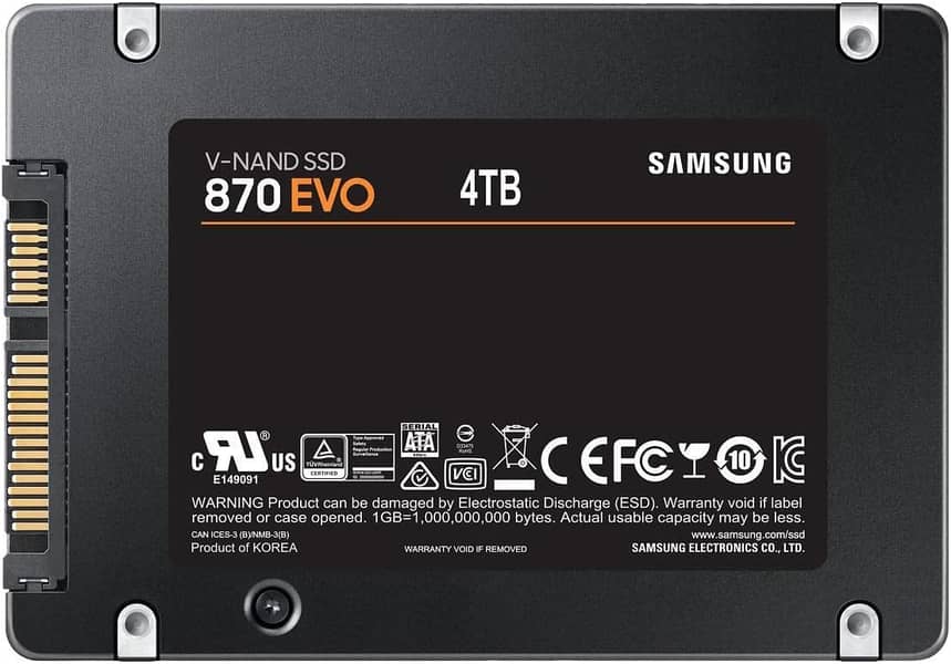 870 EVO SATA 2.5" SSD 4TB 3