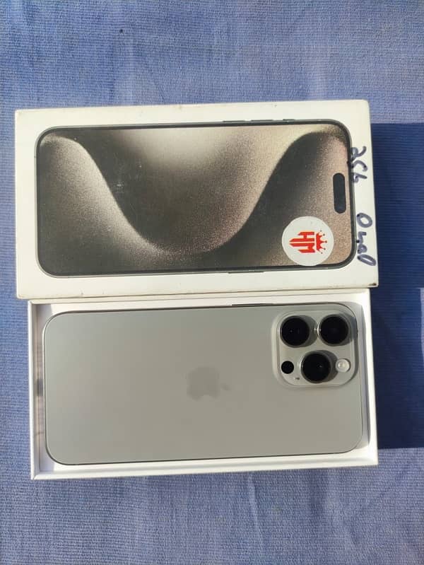 iPhone 15 Pro Max 256GB PTA Approved (Dual Physical) 1