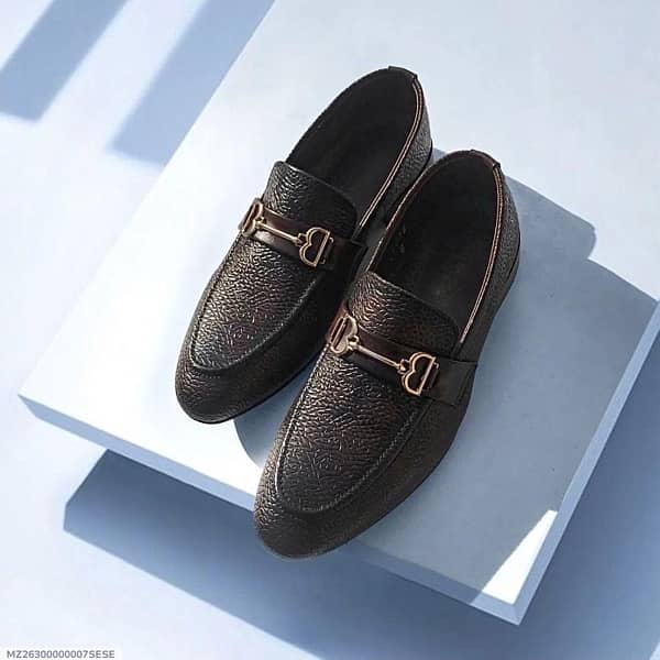 Synthetic Leather Formal Loafers 0