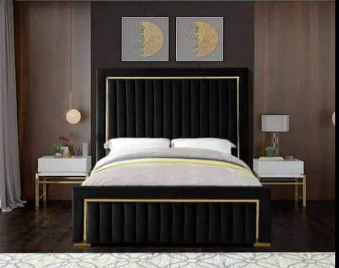 bed,double bed,king size bed,poshish bed/bed for sale,furniture 9