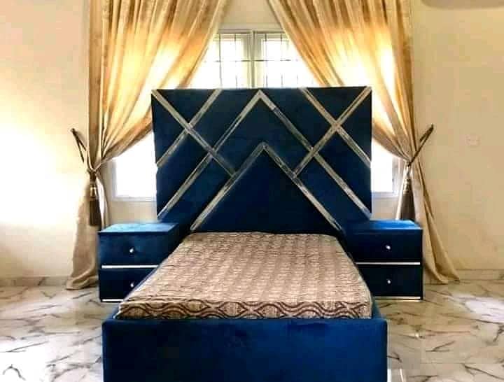 bed,double bed,king size bed,poshish bed/bed for sale,furniture 16