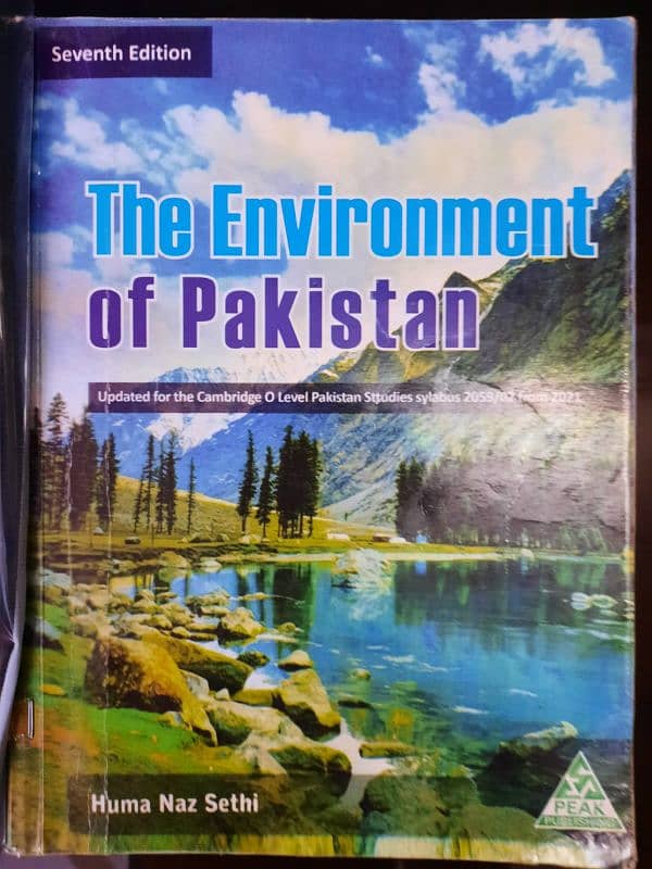 THE ENVIRONMENT OF PAKISTAN PAKISTAN STUDIES GEOGRPAHY BOOK O LVLIGCSE 0