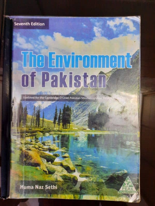 THE ENVIRONMENT OF PAKISTAN PAKISTAN STUDIES GEOGRPAHY BOOK O LVLIGCSE 2