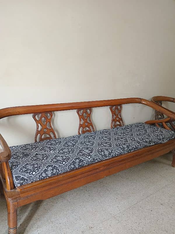 5 seater Sofa Set sheesham wood Sofa 1