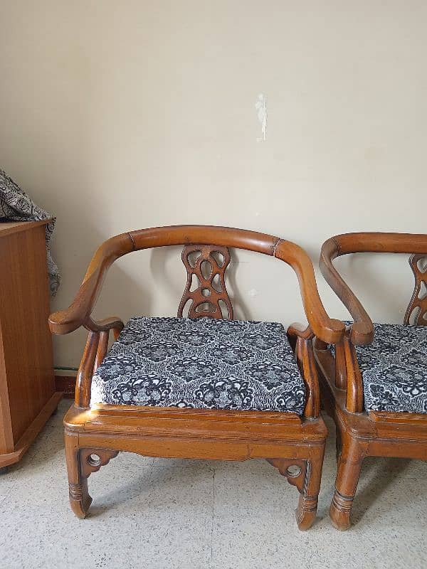 5 seater Sofa Set sheesham wood Sofa 3