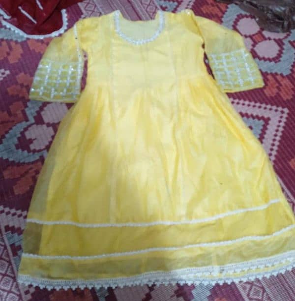 cotton net frocks 8