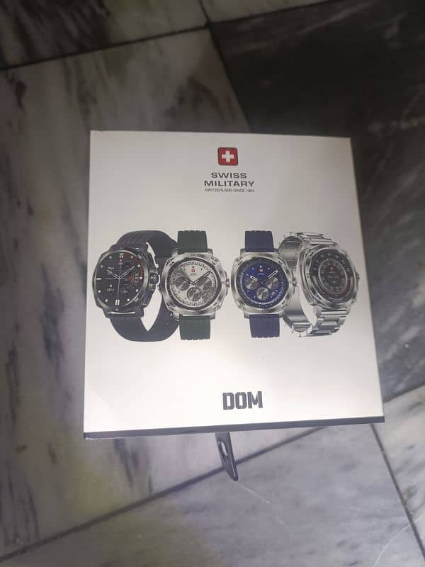 Swiss Military Dom 4 Smartwatch - 1.43" AMOLED, 0