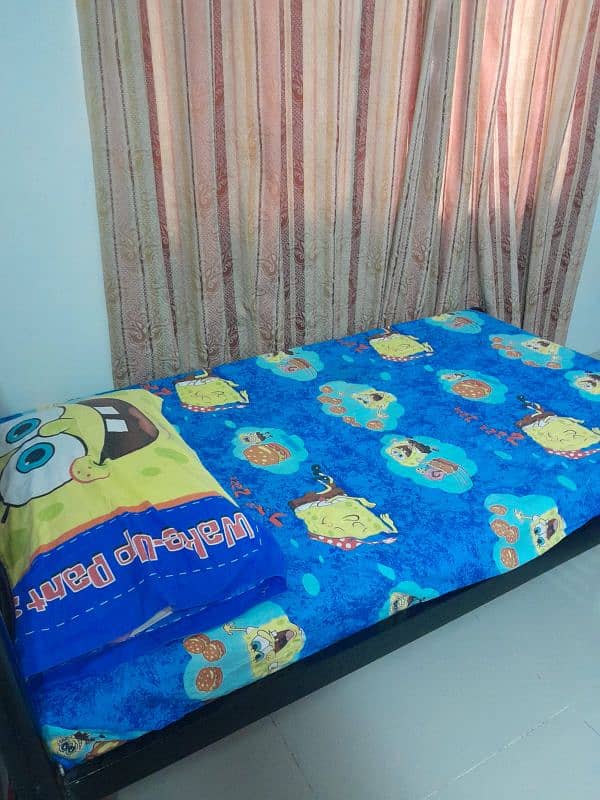 single bed for kids with mattress 2