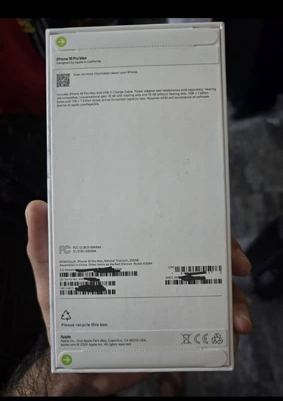 I phone 16 pro max [256 GB] 0