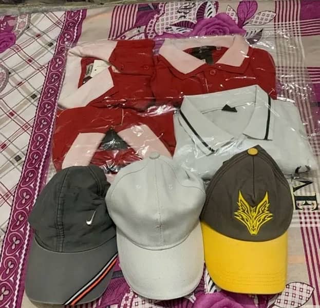 T shirts and caps for sale 0