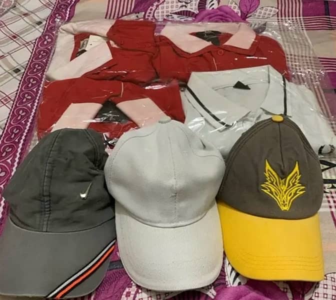 T shirts and caps for sale 1