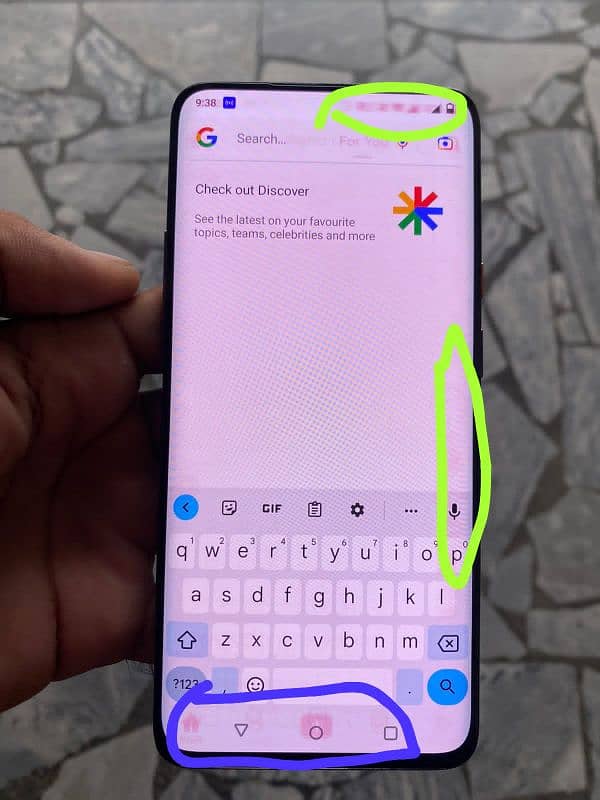 OnePlus 7T Pro 5G PTA aprovd screen me shede hi exchange possible 2