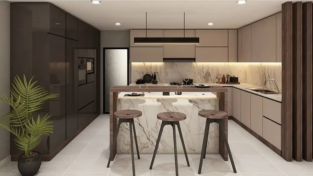 Ceiling installation /Modern Kitchen Designe 1