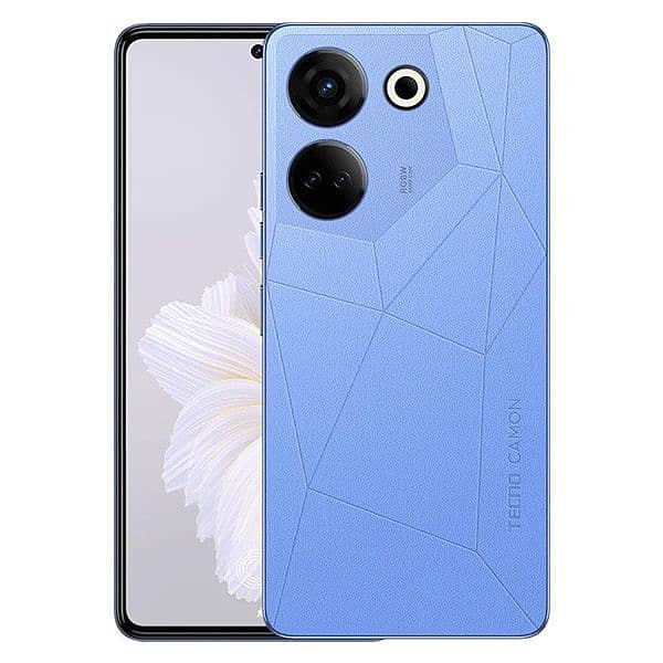 tecno camon 20 blue colour 0