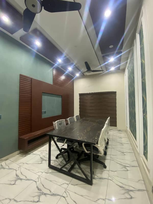 furnish Office for rent in johar town for (Call center + Software house + Marketing office and other setup as you want) 6