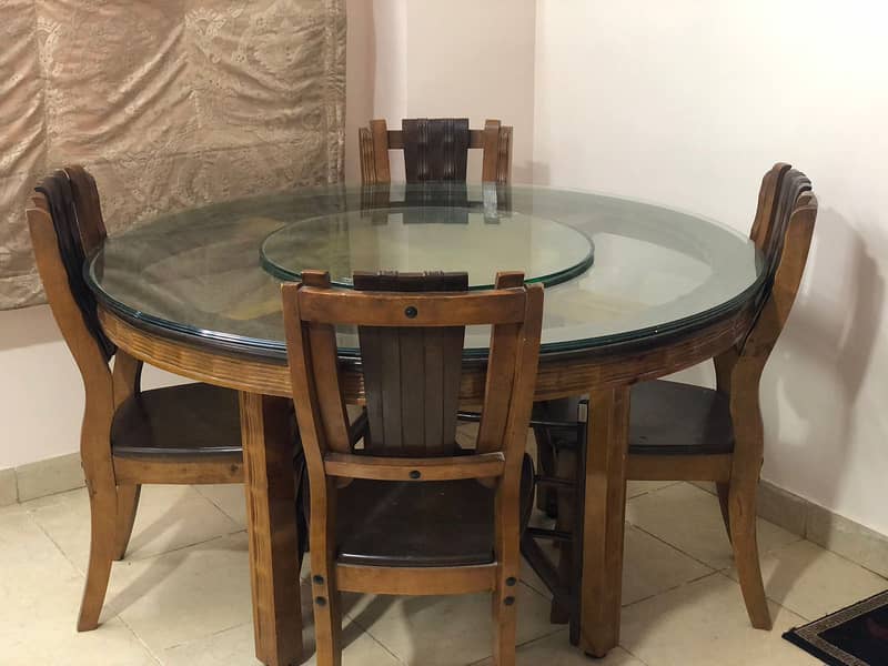 Imported Dinning table with 04 chairs 3