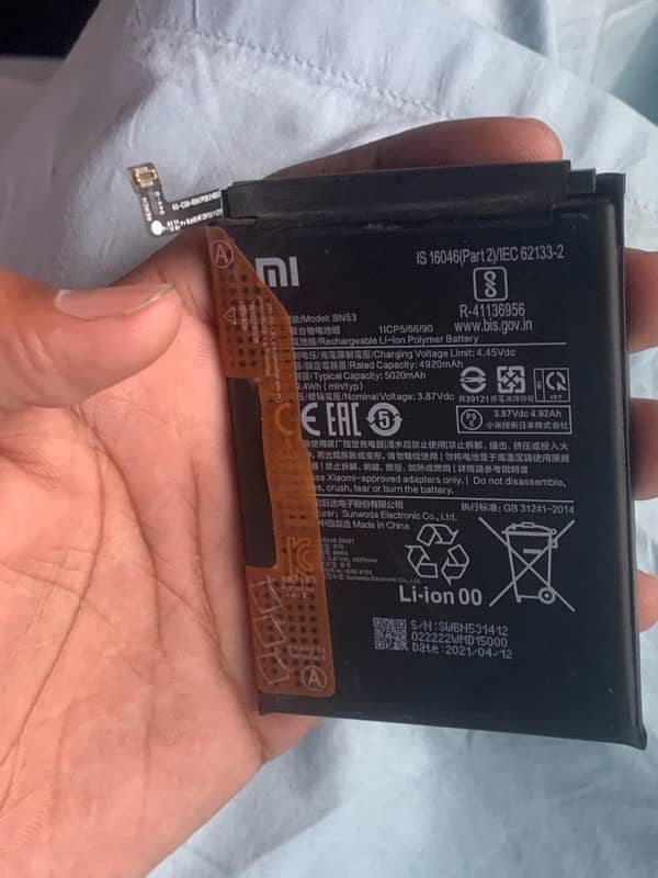 redmi note 10 pro ki orignal battery 2