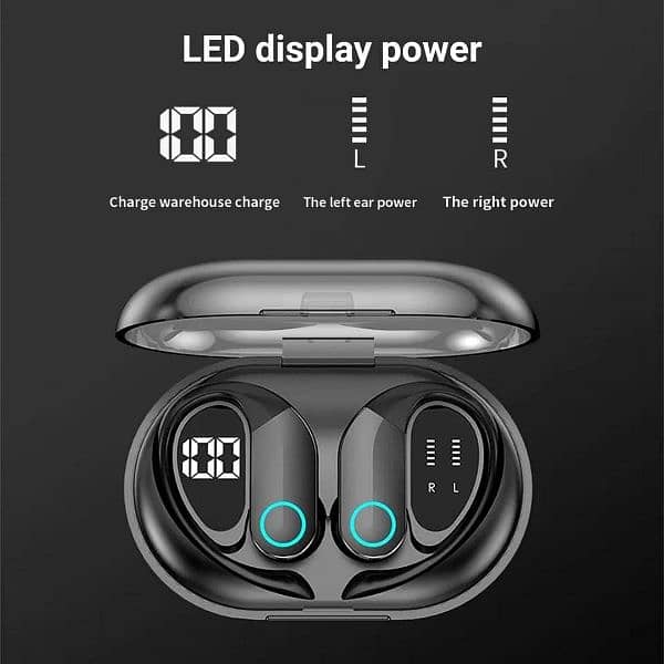 G37 Wireless Earbuds Black color 4