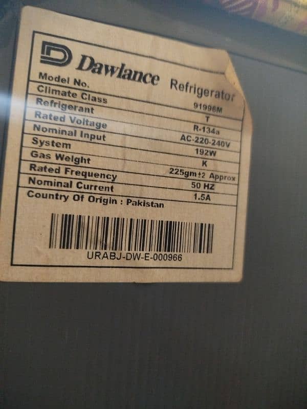 Dawlance Refrigerator 2