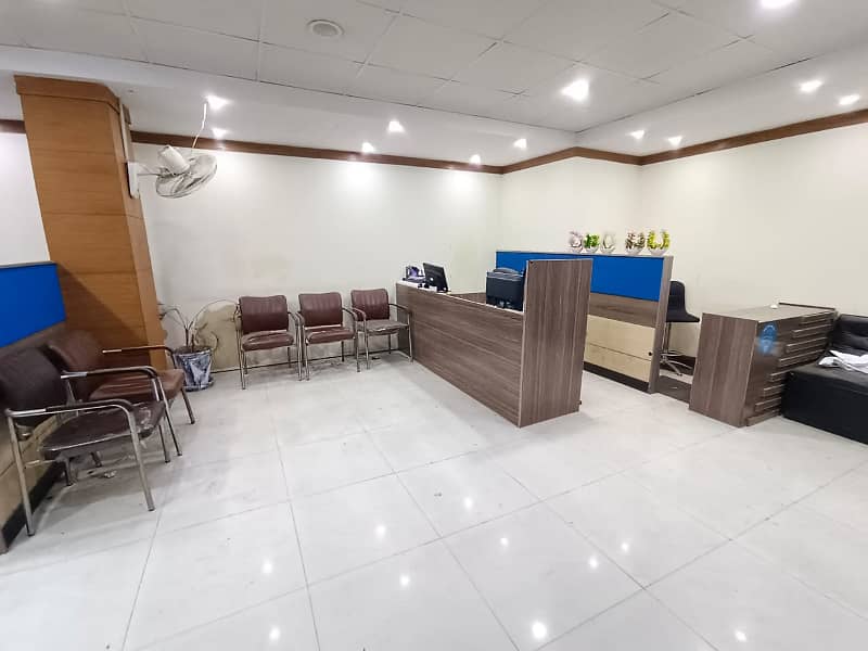 Office For Rent Beautiful Office 4rd Floor Available FOR Rent 1300 Sqft Area Main Susan Road Chenab Market Medina Town Faisalabad Vip Location 6